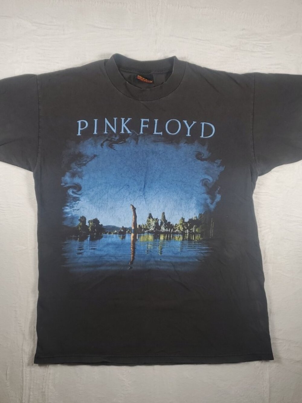Vintage Pink Floyd Brockum 1992 Wish You Were Here Large Size Single Stitch Tee